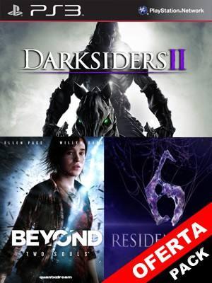 3 Juegos en 1 Darksiders II Mas BEYOND Dos almas Mas RESIDENT EVIL 6